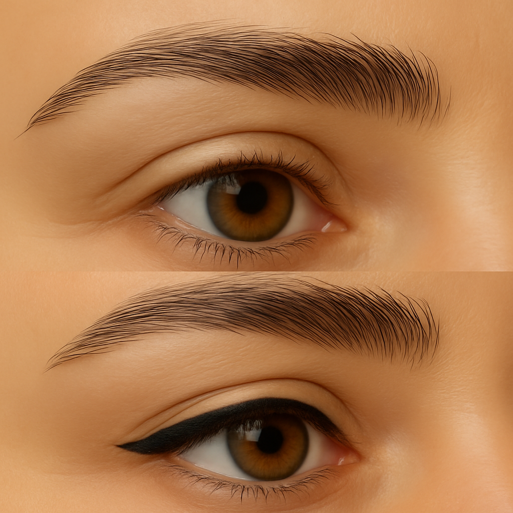 Eyeliner & Babyliner Öncesi Sonrası