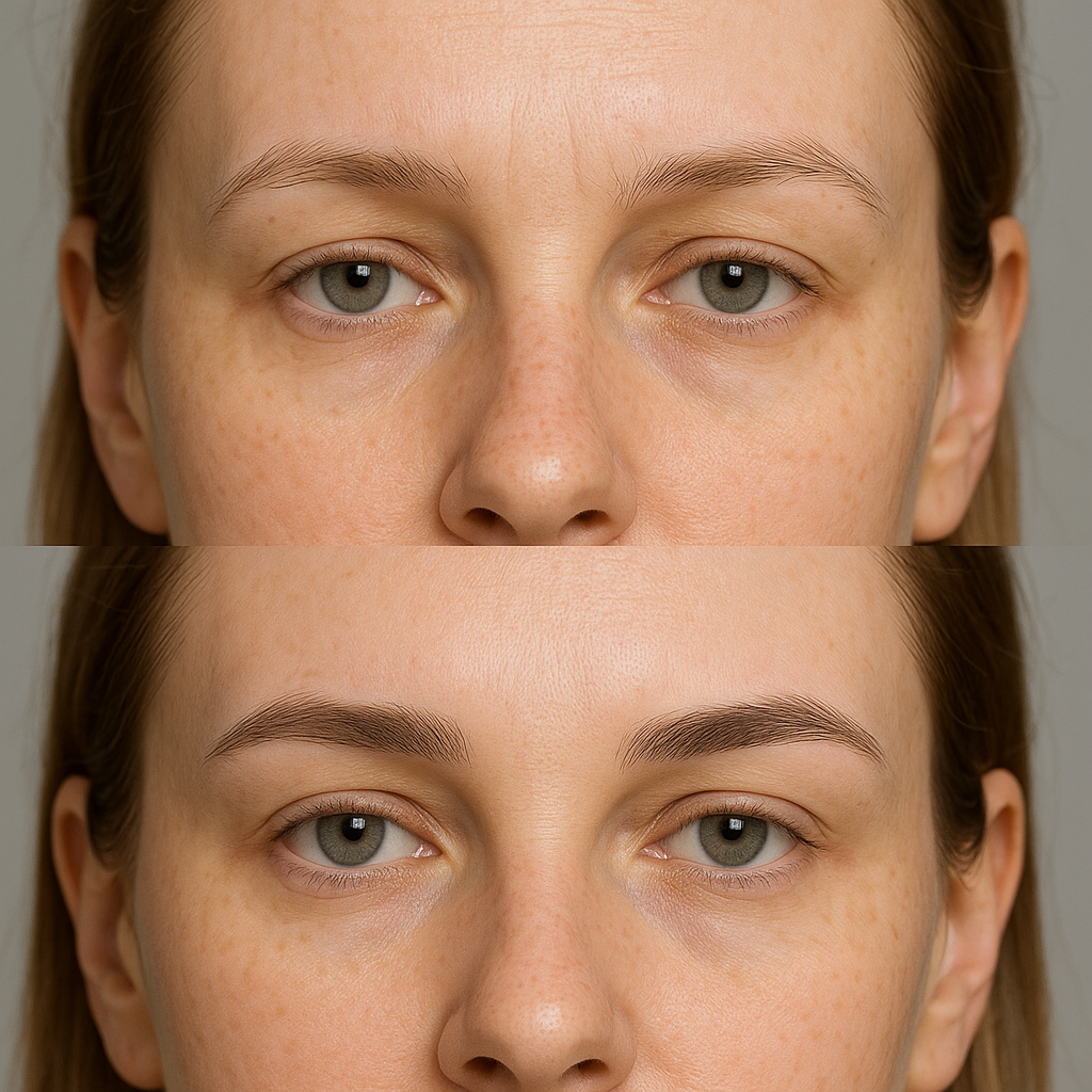 Microblading Öncesi Sonrası